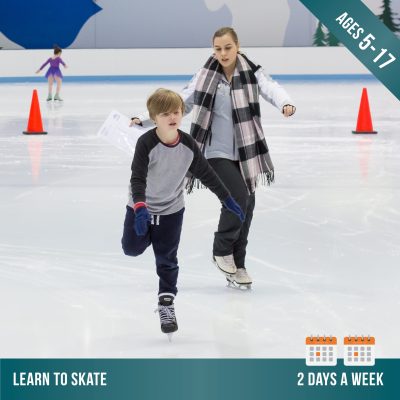 Learn to ice skate at Cockburn Ice Arena 2 days per week. Ice skating lessons for kids.