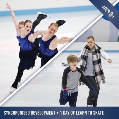 Synchro ice skating classes while doing Learn to Skate at Cockburn Ice Arena