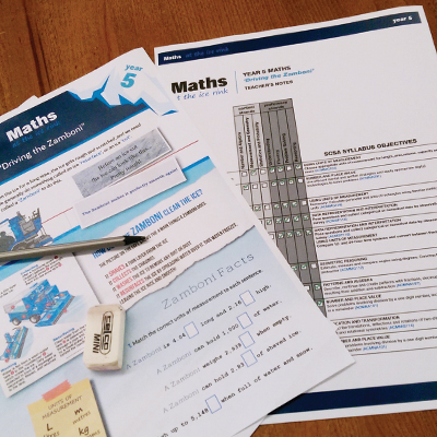 Maths and Science Edcursion student worksheets and teacher's notes