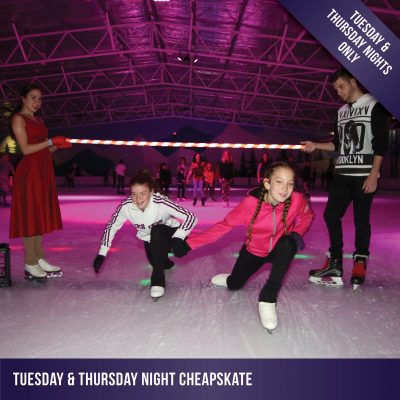 $15 ice skating sessions every Tuesday and Thursday night at Cockburn Ice Arena