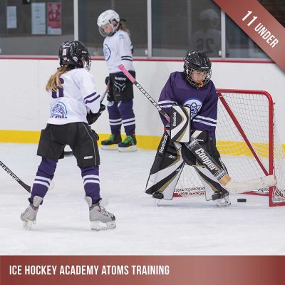 Ice hockey training for Atoms - children under 11