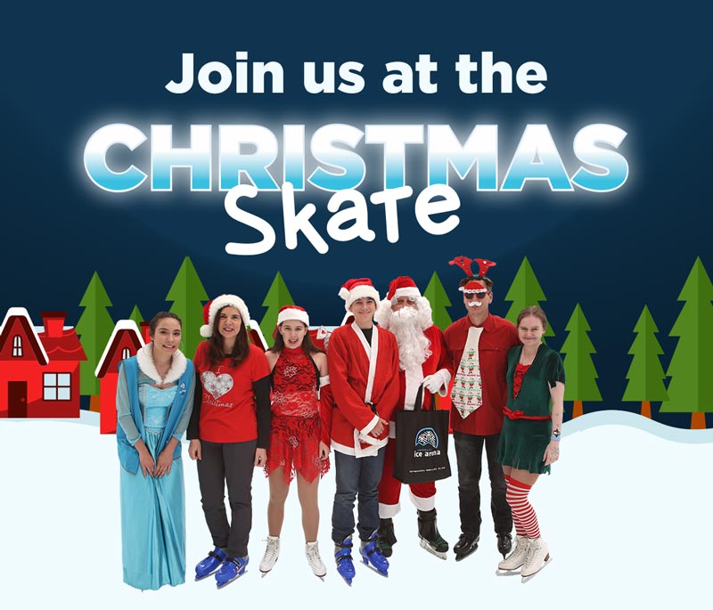 Join us at the Christmas Ice Skating Session on the 18th of December!